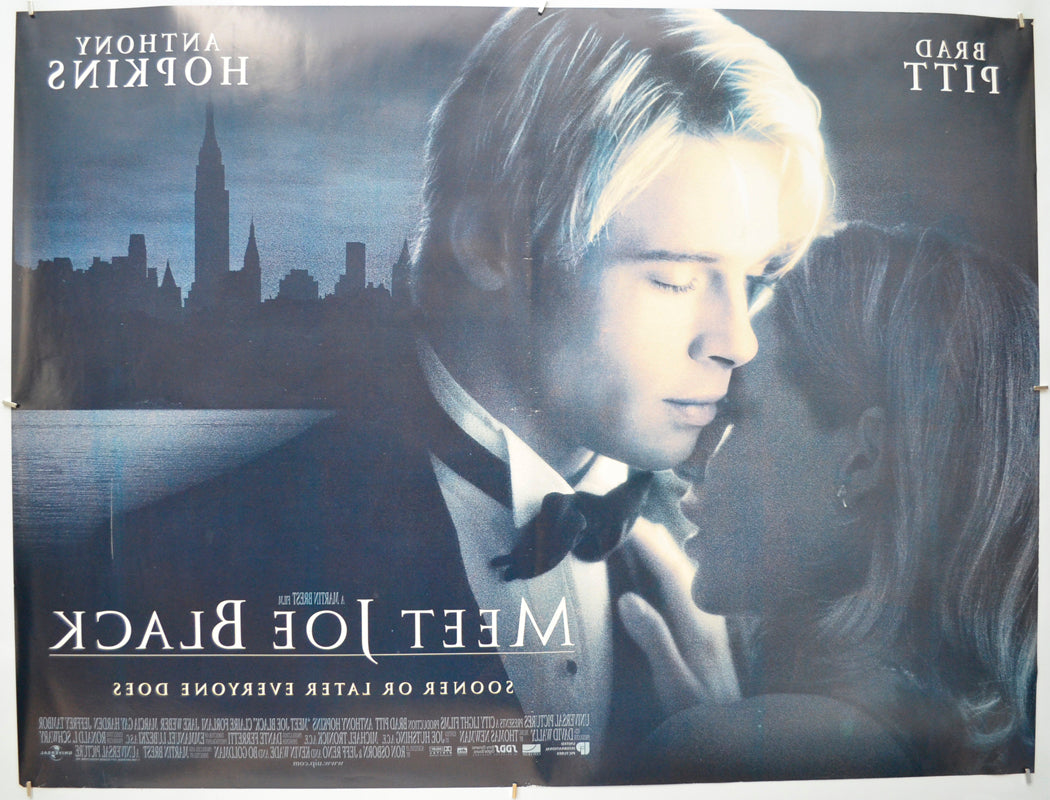 MEET JOE BLACK (Back) Cinema Quad Movie Poster 