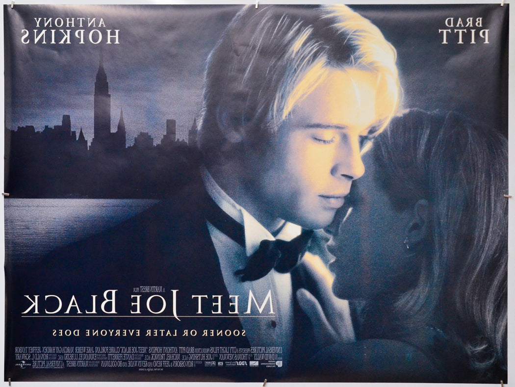 Meet Joe Black (Back) Cinema Quad Movie Poster 