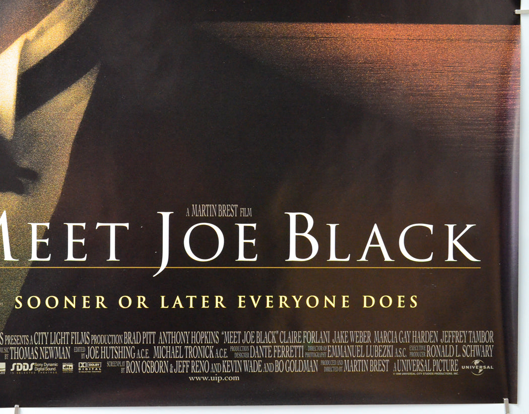 Meet Joe Black (Bottom Right) Cinema Quad Movie Poster 