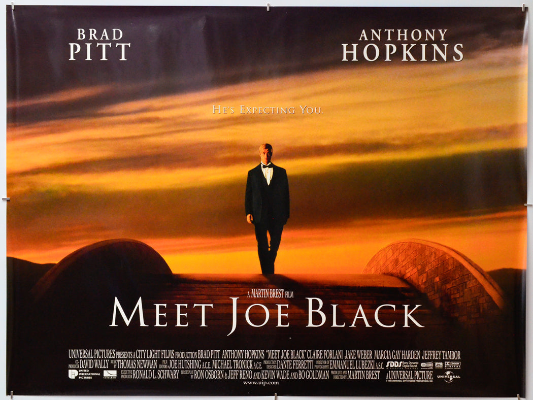 Meet Joe Black - Original Quad Poster - Film Poster - Movie Poster