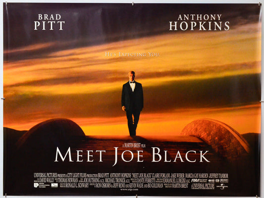 Meet Joe Black - Original Quad Poster - Film Poster - Movie Poster