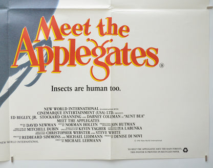 MEET THE APPLEGATES (Bottom Right) Cinema Quad Movie Poster 