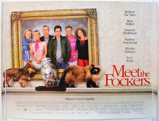 Meet The Fockers Original British Quad Poster - Film Poster - Movie Poster 