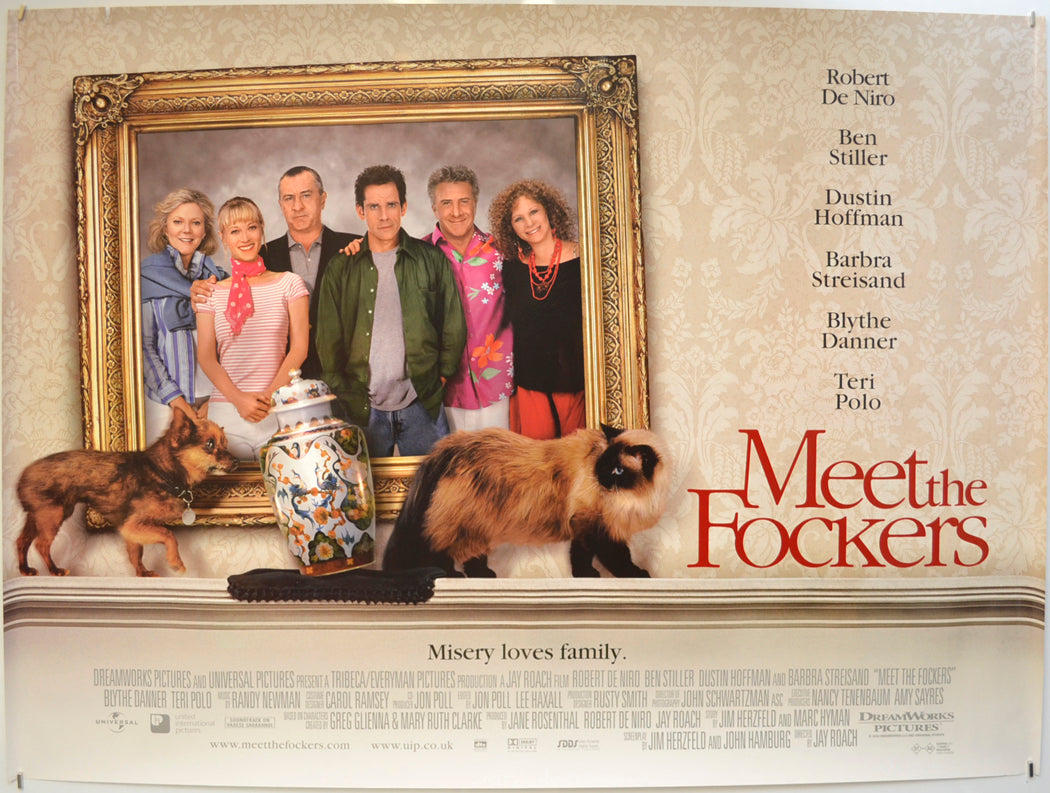 Meet The Fockers  Original Quad Poster - Film Poster - Movie Poster