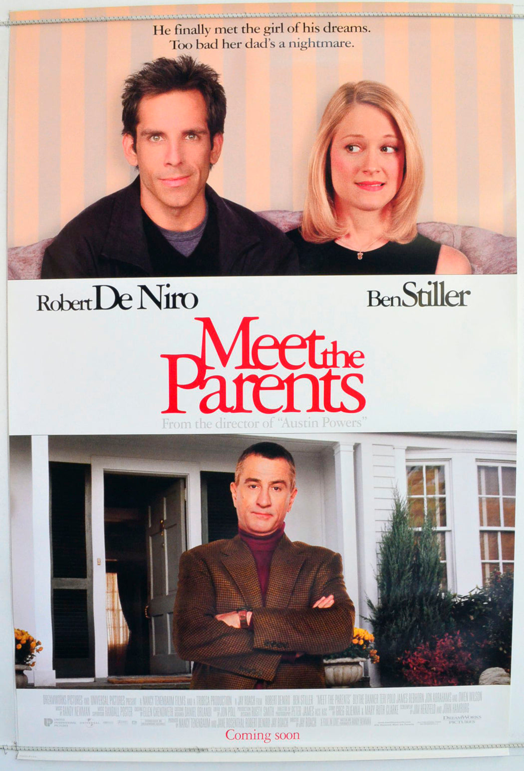 Meet The Parents  (Teaser / Advance Version)   Original One Sheet Poster - Film Poster - Movie Poster 