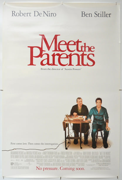 Meet The Parents  (Teaser / Advance Version) Original One Sheet Poster - Film Poster - Movie Poster