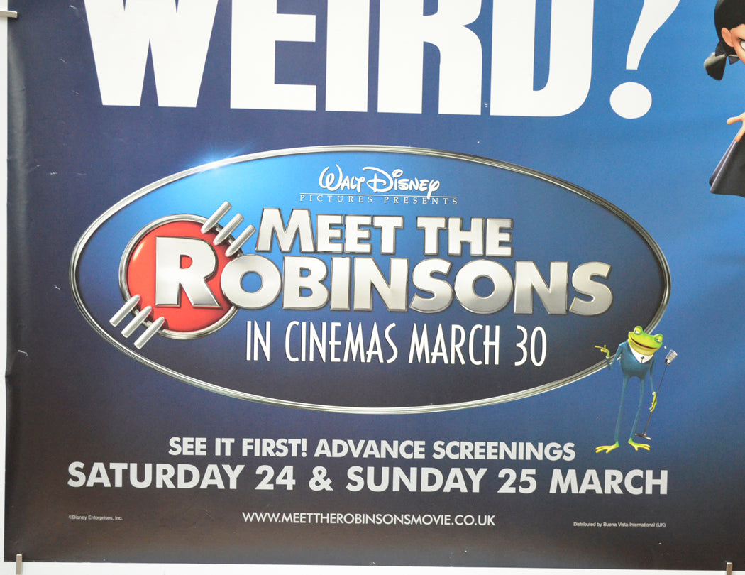 MEET THE ROBINSONS (Bottom Left) Cinema Quad Movie Poster 