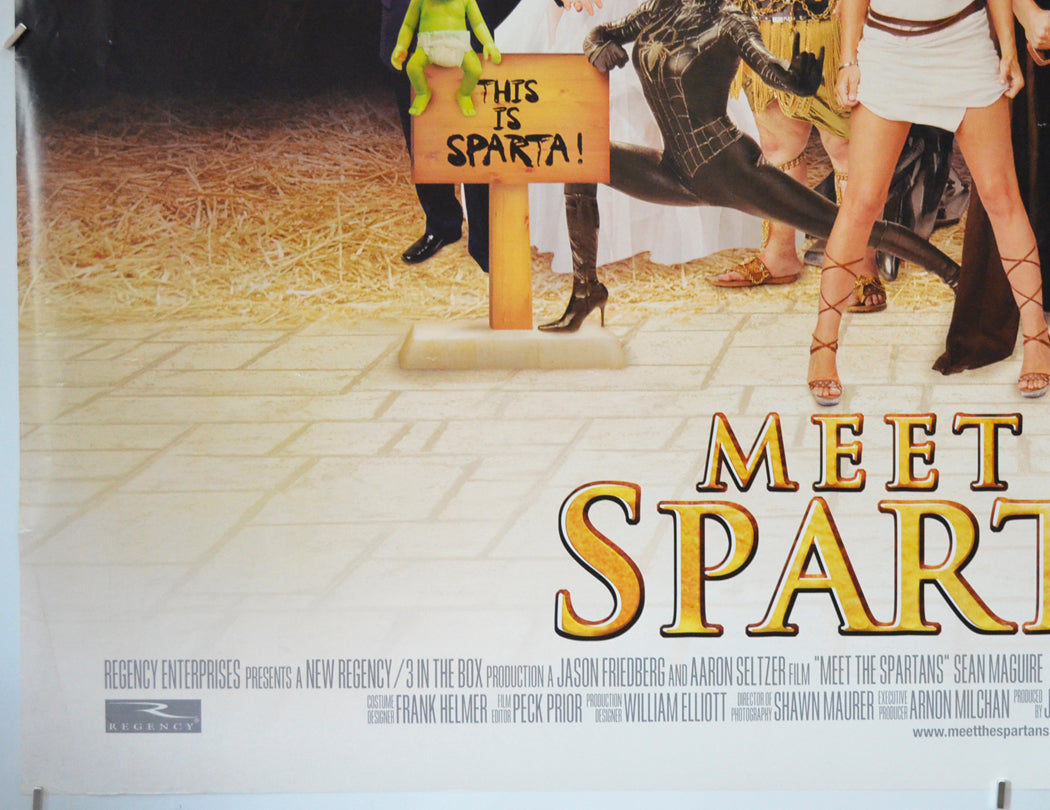 MEET THE SPARTANS (Bottom Left) Cinema Quad Movie Poster 