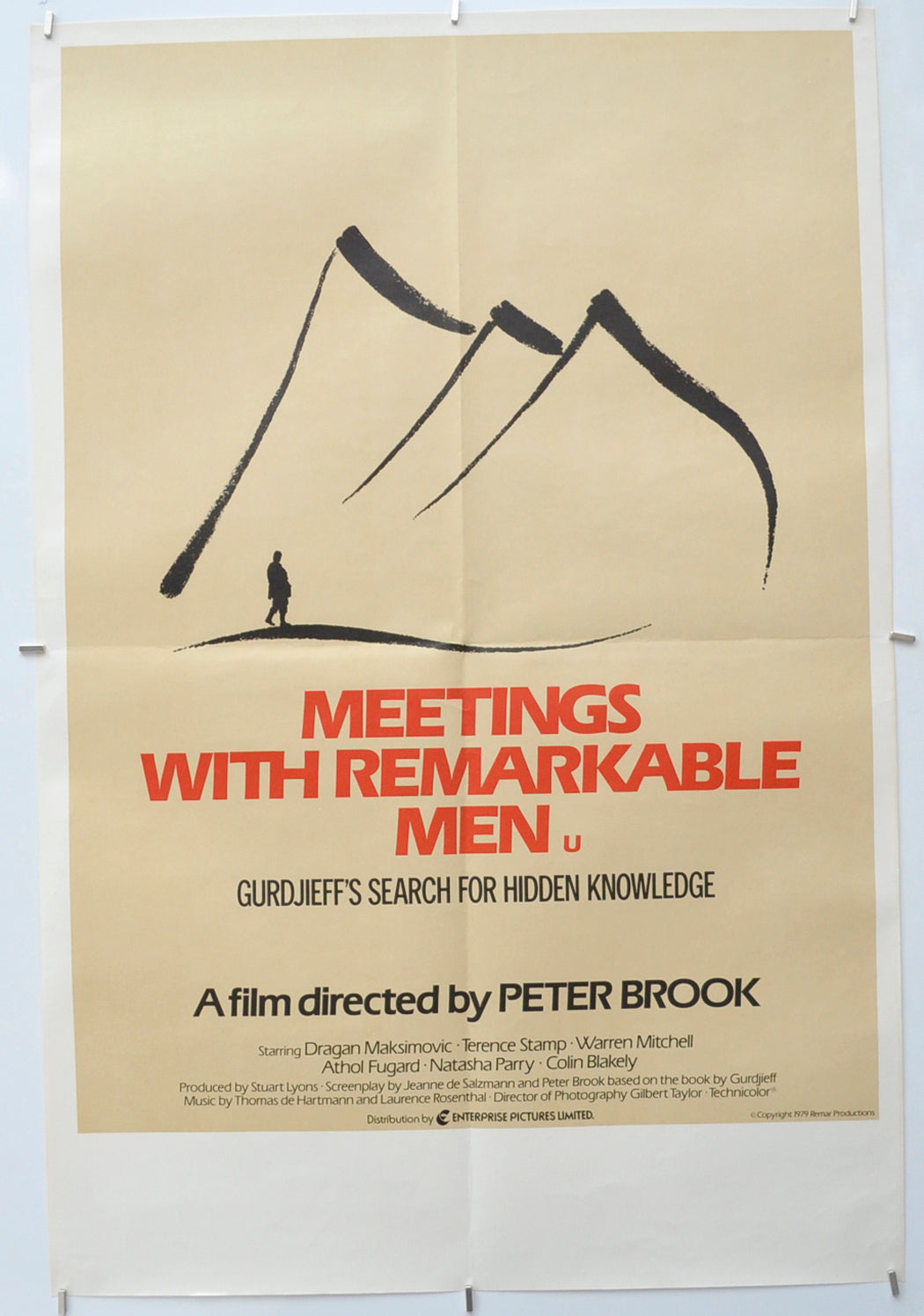 Meetings With Remarkable Men Original Double Crown Poster - Film Poster - Movie Poster