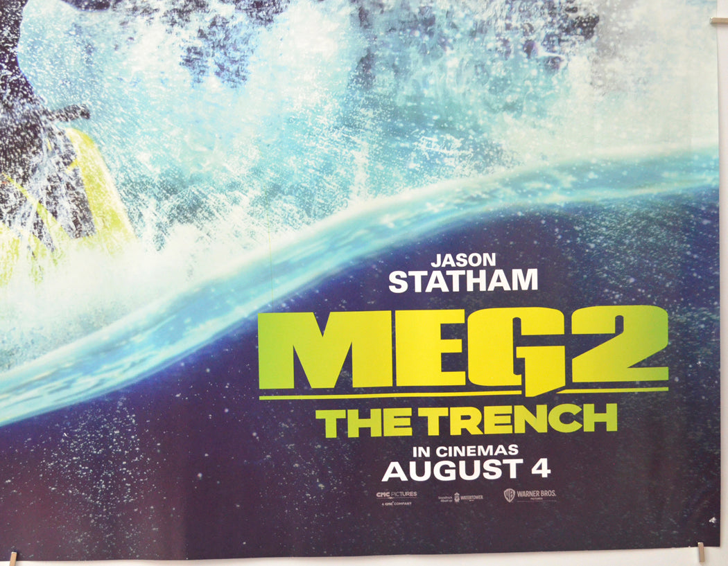 MEG 2: THE TRENCH (Bottom Right) Cinema Quad Movie Poster 