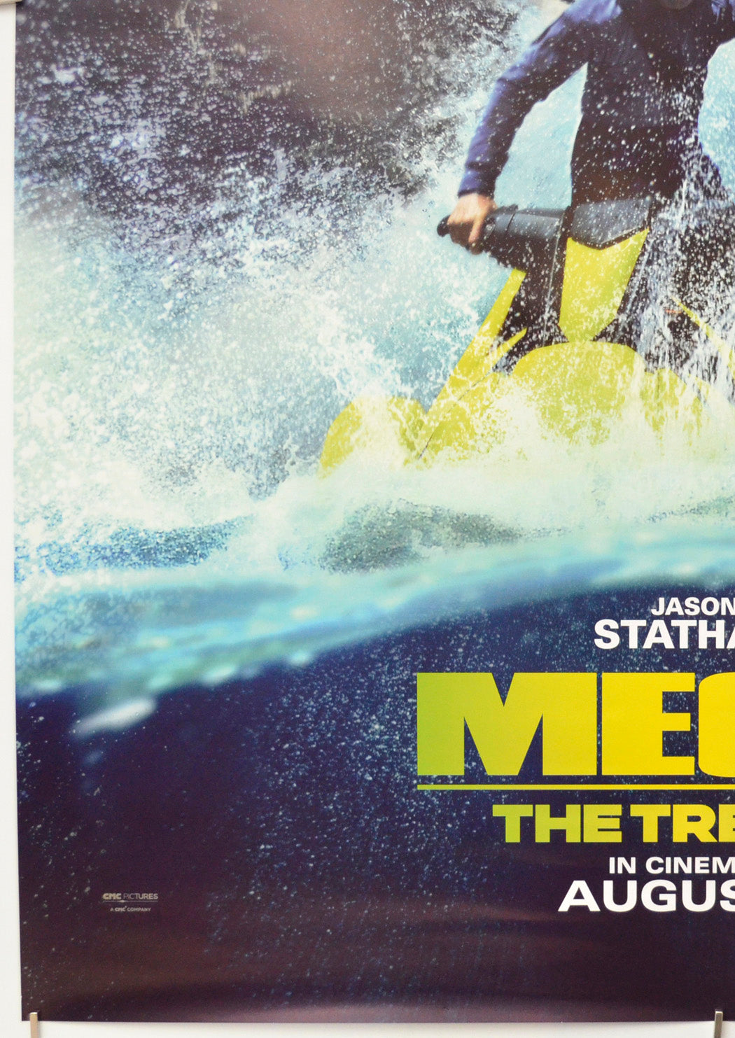 Meg 2: The Trench (Bottom Left) Cinema One Sheet Movie Poster 