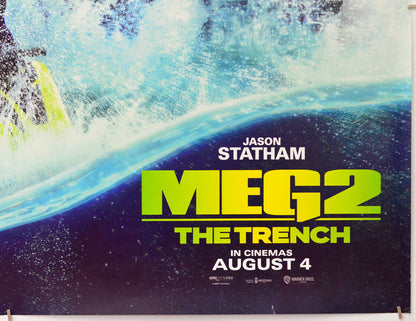 Meg 2: The Trench (Bottom Right) Cinema Quad Movie Poster 