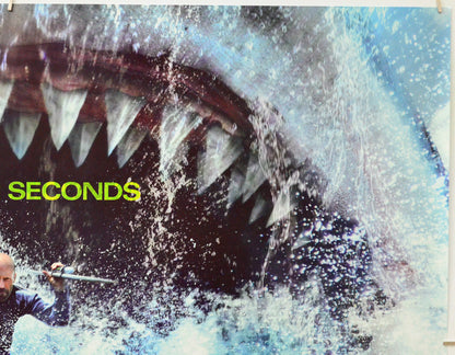 Meg 2: The Trench (Top Right) Cinema Quad Movie Poster 