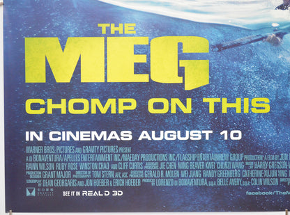 THE MEG (Bottom Left) Cinema Quad Movie Poster 