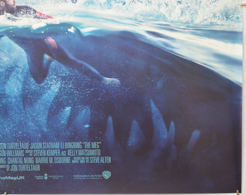 THE MEG (Bottom Right) Cinema Quad Movie Poster 