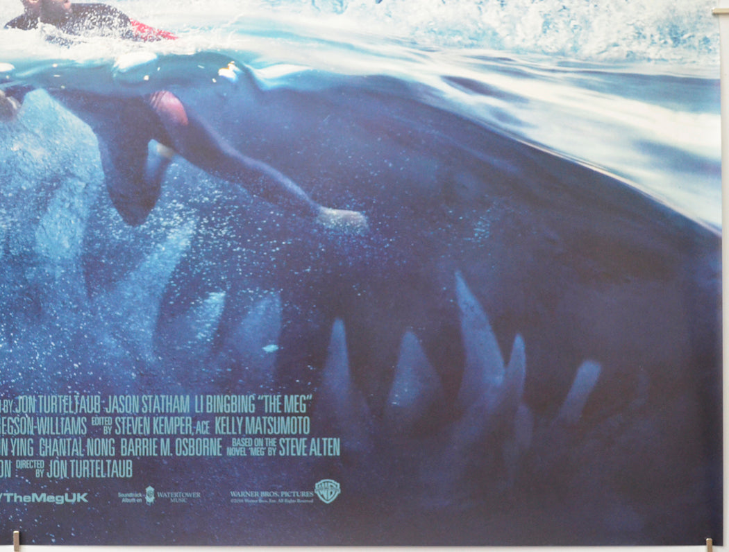 THE MEG (Bottom Right) Cinema Quad Movie Poster 