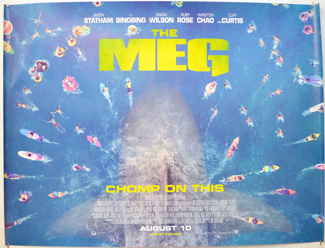 The Meg (Teaser / Advance Version) Original Quad Poster - Film Poster - Movie Poster