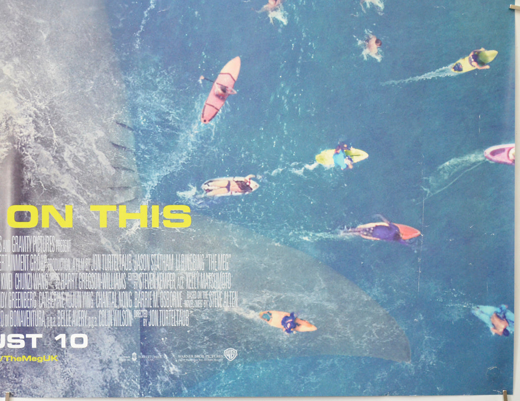 THE MEG (Bottom Right) Cinema Quad Movie Poster 