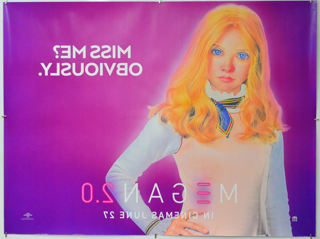 M3gan 2.0 (Back) Cinema Quad Movie Poster 