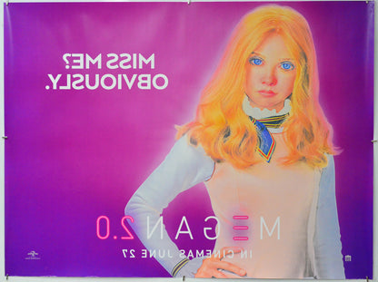M3gan 2.0 (Back) Cinema Quad Movie Poster 