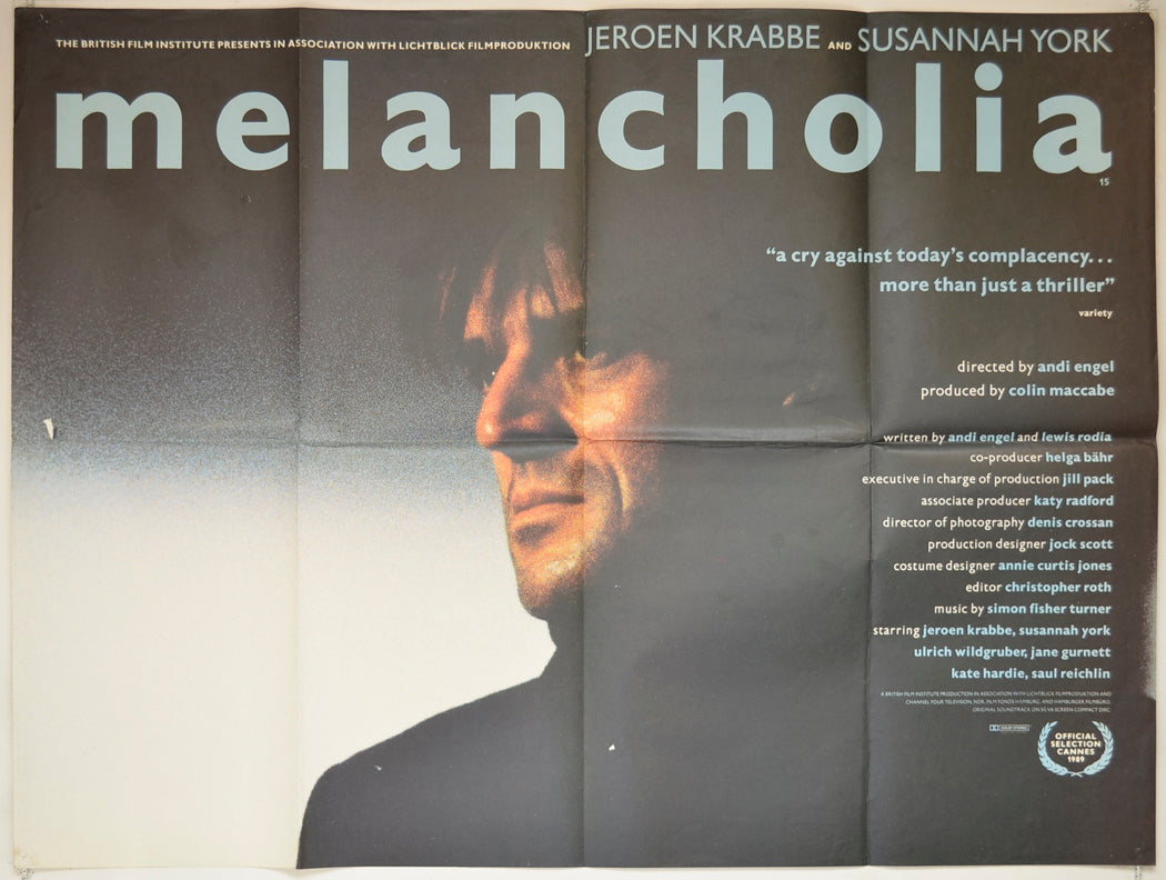 Melancholia   Original Quad Poster - Film Poster - Movie Poster 