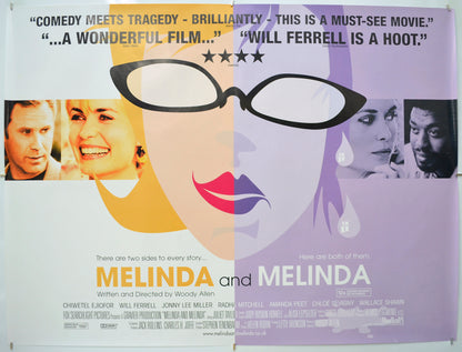 Melinda And Melinda Original Quad Poster - Film Poster - Movie Poster