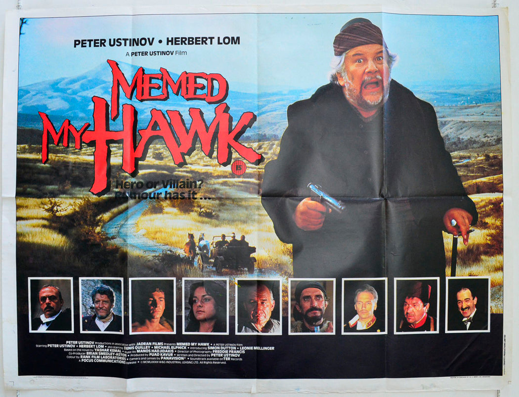 Memed My Hawk Original British Quad Poster - Film Poster - Movie Poster 