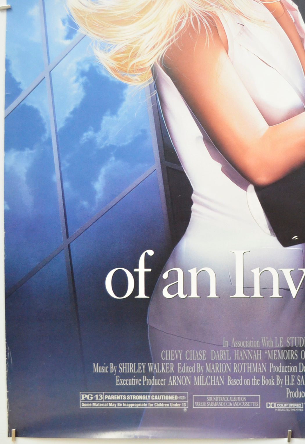 MEMOIRS OF AN INVISIBLE MAN (Bottom Left) Cinema One Sheet Movie Poster 