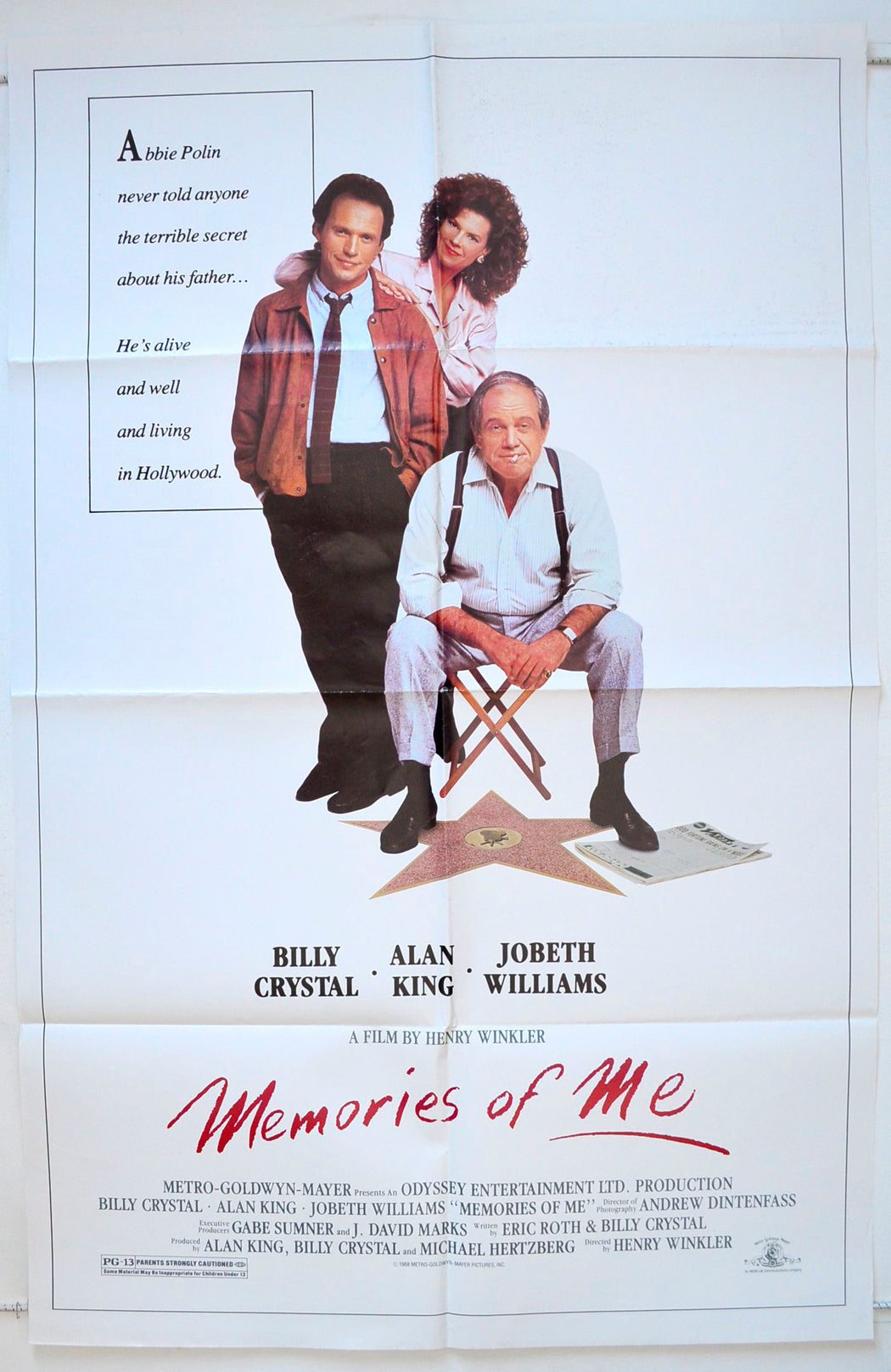 Memories Of Me Original One Sheet Poster - Movie Poster