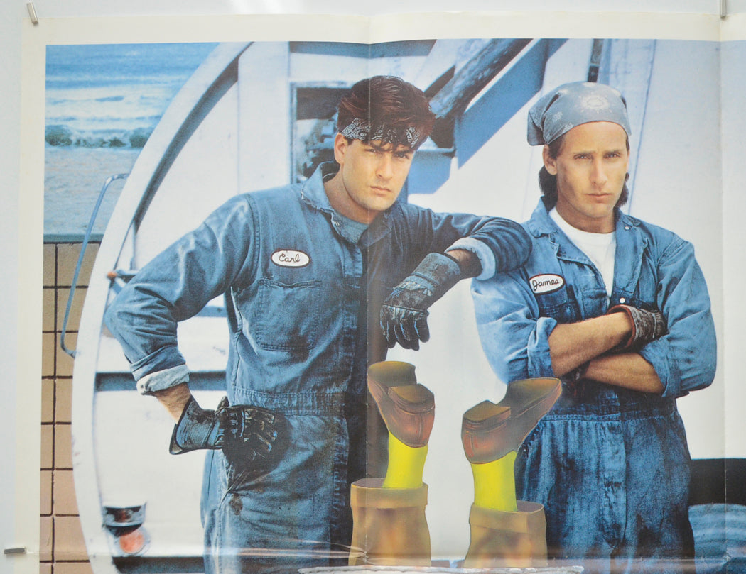 MEN AT WORK (Top Left) Cinema Quad Movie Poster 