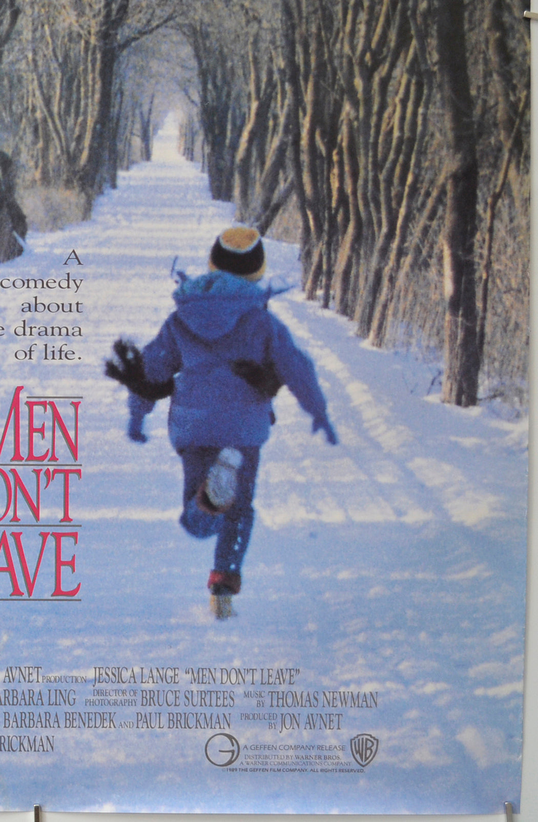 MEN DON’T LEAVE (Bottom Right) Cinema One Sheet Movie Poster 