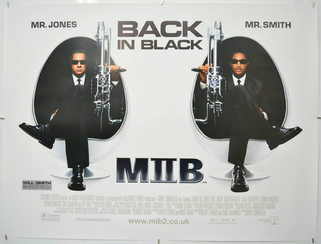 Men In Black II  - Original Quad Poster - Film Poster - Movie Poster