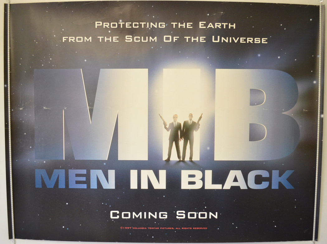 Men In Black  (Teaser / Advance Version)   Original Quad Poster - Film Poster - Movie Poster