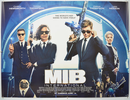 Men In Black: International - Original Quad Poster - Film Poster - Movie Poster