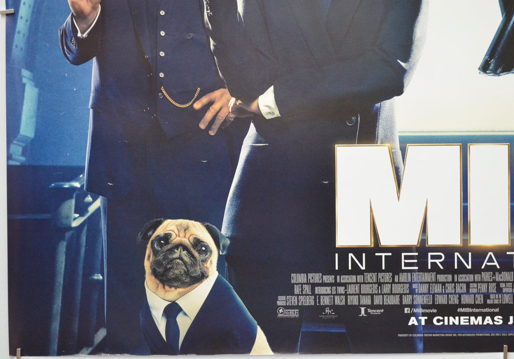 MEN IN BLACK: INTERNATIONAL (Bottom Left) Cinema Quad Movie Poster 