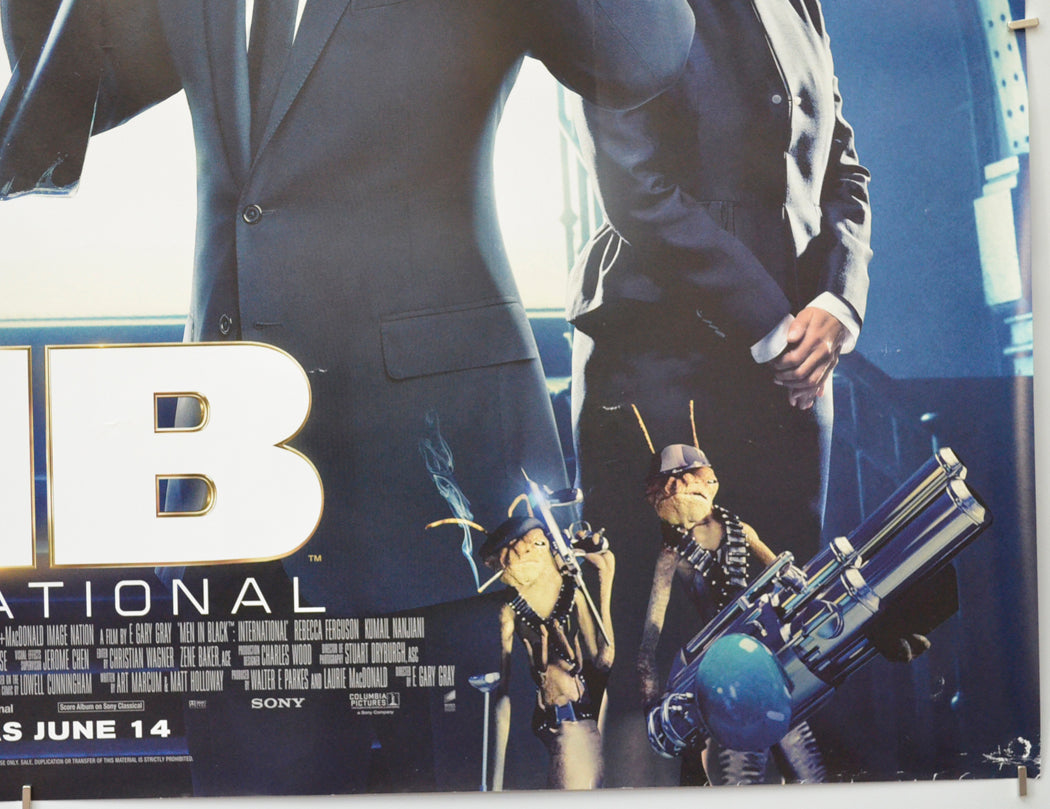 MEN IN BLACK: INTERNATIONAL (Bottom Right) Cinema Quad Movie Poster 