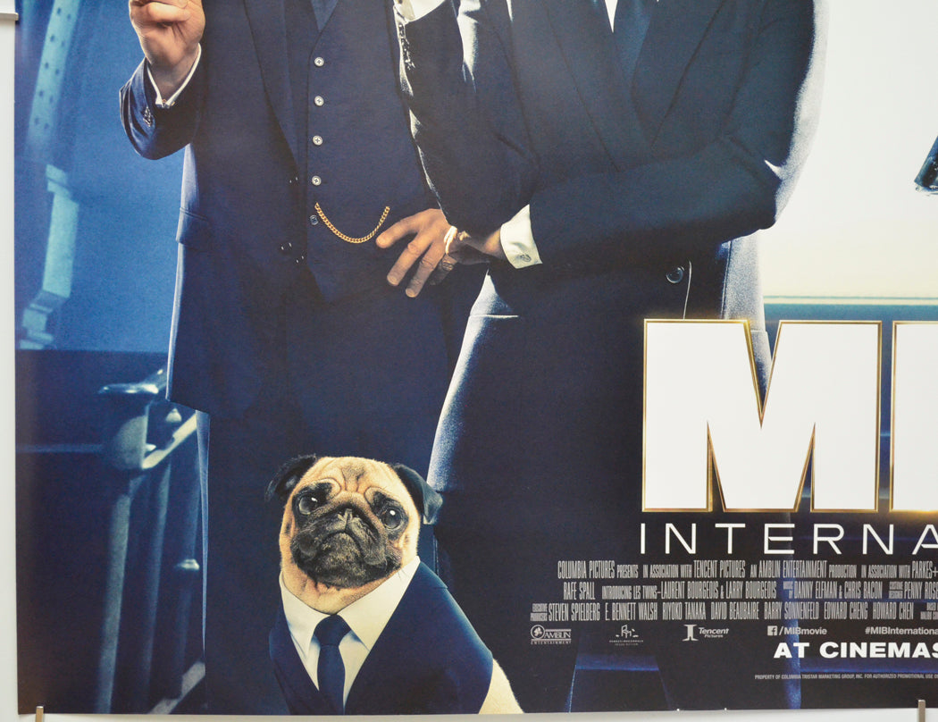 Men In Black International (Bottom Left) Cinema Quad Movie Poster 