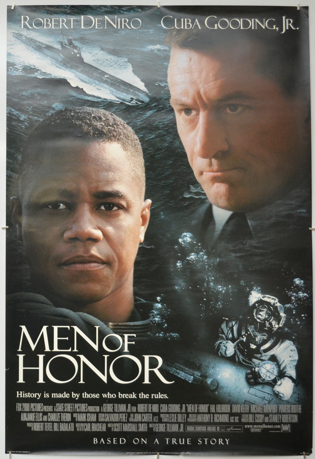 Men Of Honor  (a.k.a. Men Of Honour)  Original One Sheet Poster - Film Poster - Movie Poster