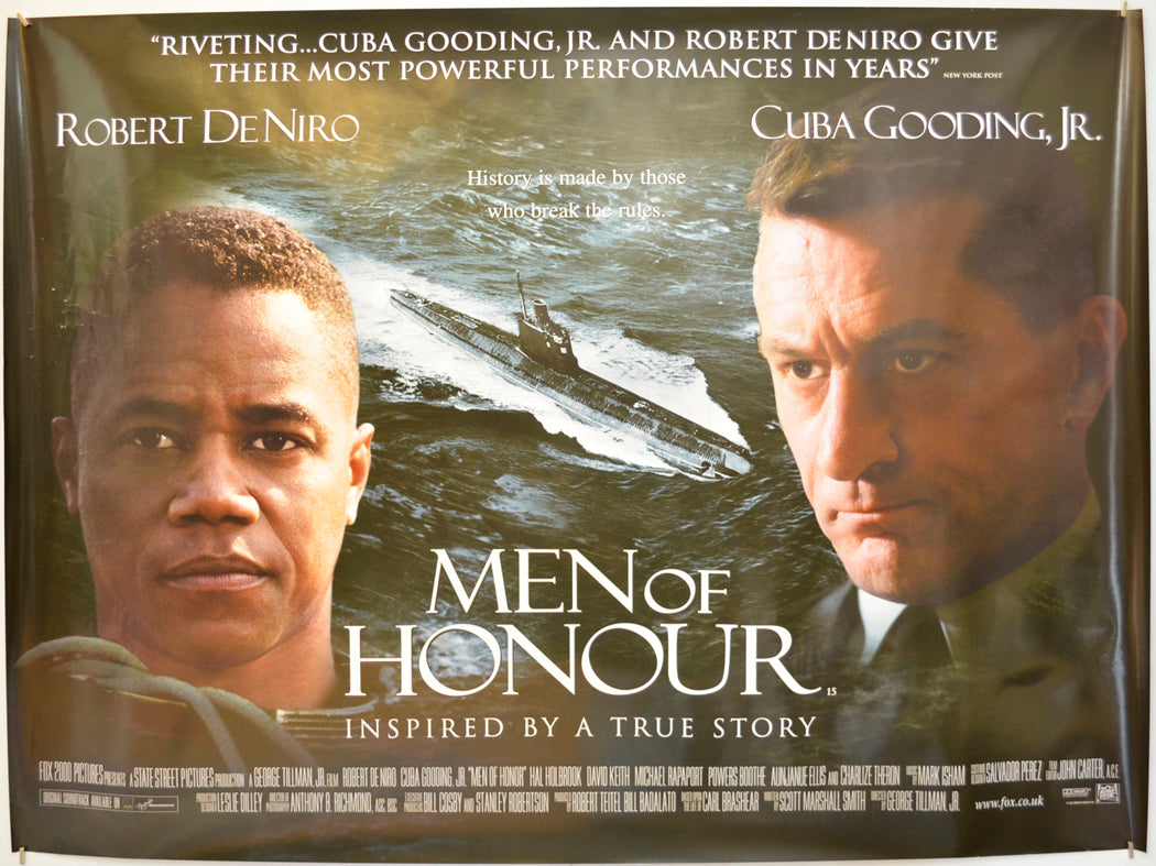 Men Of Honour Original Quad Poster - Film Poster - Movie Poster  