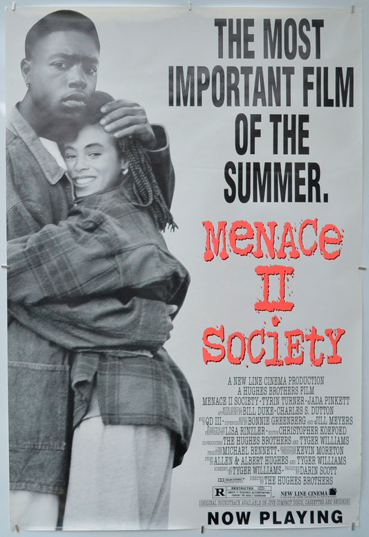 Menace II Society  Original One Sheet Poster - Film Poster - Movie Poster