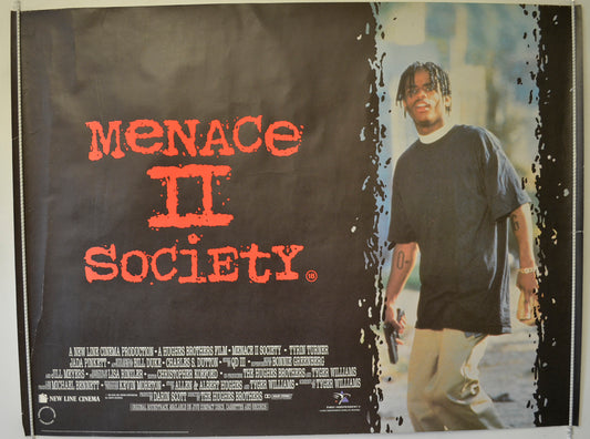 Menace II Society  Original Quad Poster - Film Poster - Movie Poster