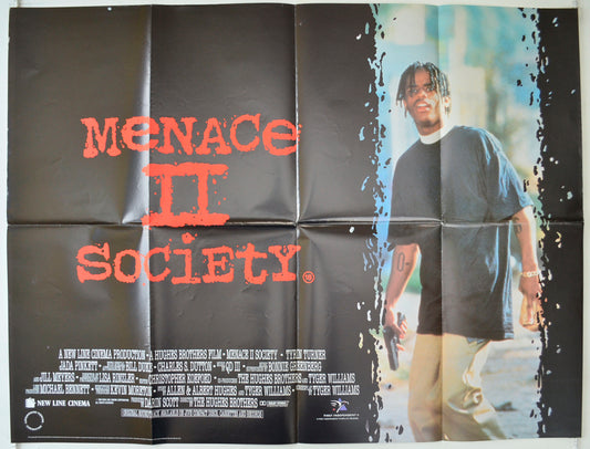 Menace II Society Original Quad Poster - Film Poster - Movie Poster  