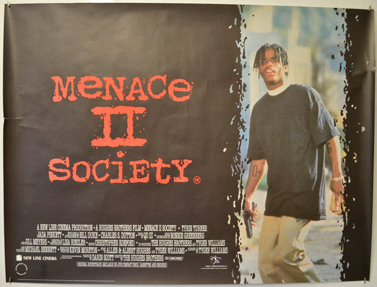 Menace II Society Original Quad Poster - Film Poster - Movie Poster  