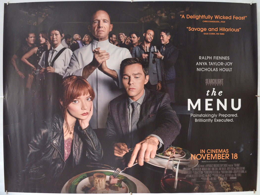 The Menu Original Quad Poster - Film Poster - Movie Poster  