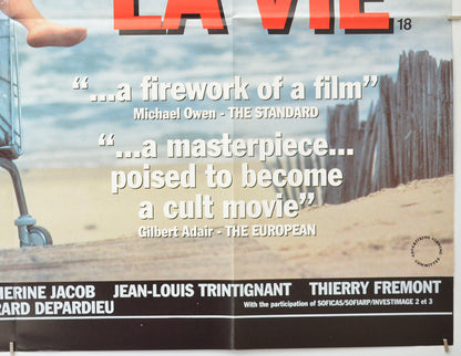 MERCI LA VIE (Bottom Right) Cinema Quad Movie Poster 