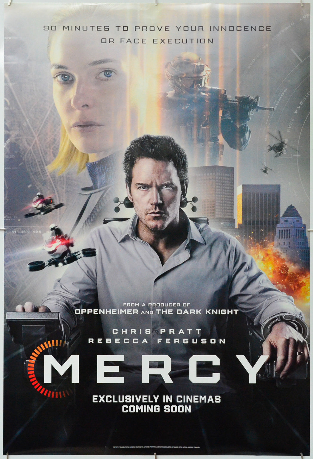 Mercy - Original One Sheet Poster - Film Poster - Movie Poster 