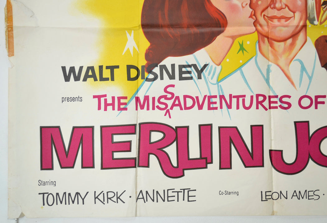 THE MISADVENTURES OF MERLIN JONES (Bottom Left) Cinema Quad Movie Poster 