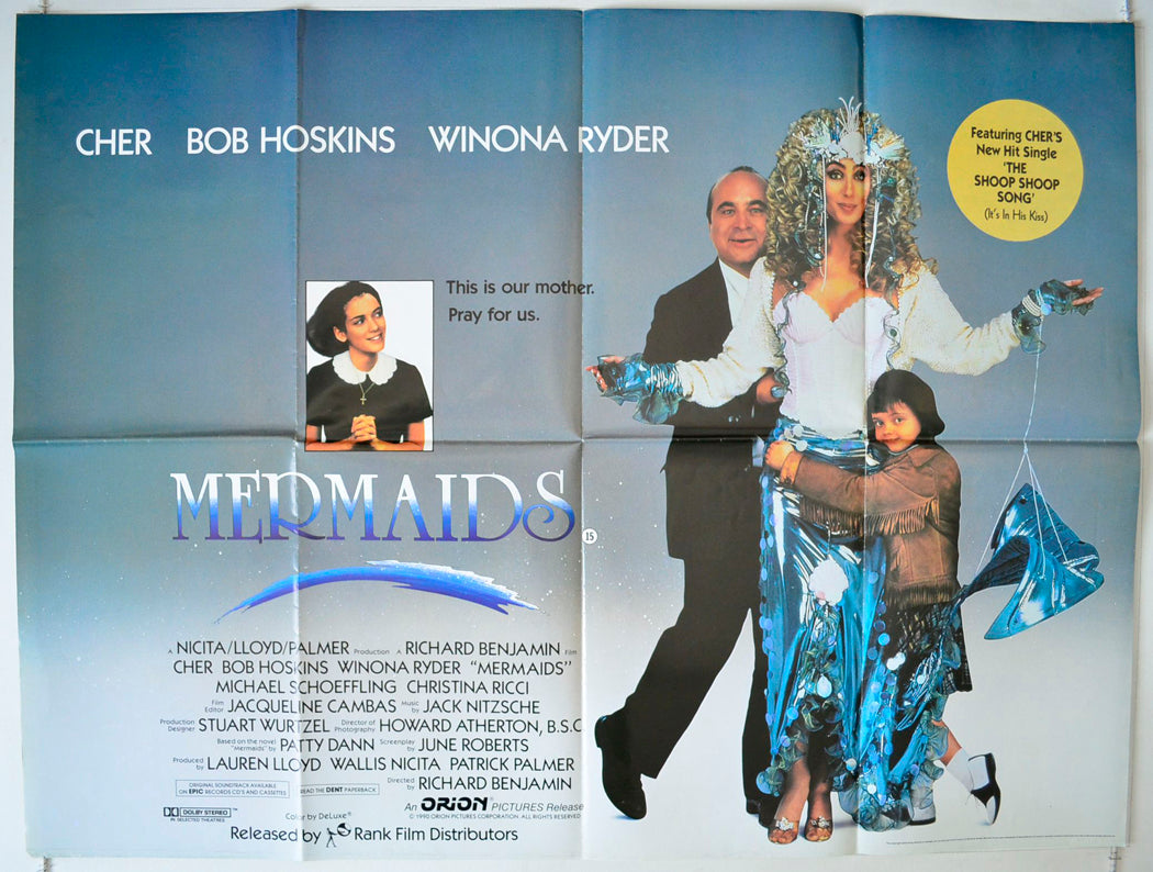 Mermaids Original British Quad Poster - Movie Poster