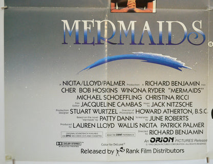 MERMAIDS (Bottom Left) Cinema Quad Movie Poster 