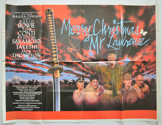 Merry Christmas Mr. Lawrence Original Quad Poster - Film Poster - Movie Poster  